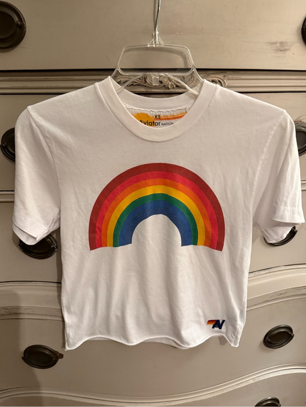 Aviator Nation Rainbow Tee Shirt XS